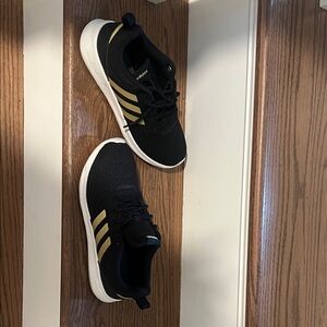 Adidas Sneakers in Black and Gold
